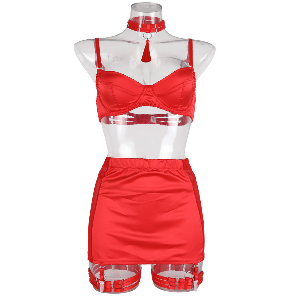 Fringe Satin Temptation Set