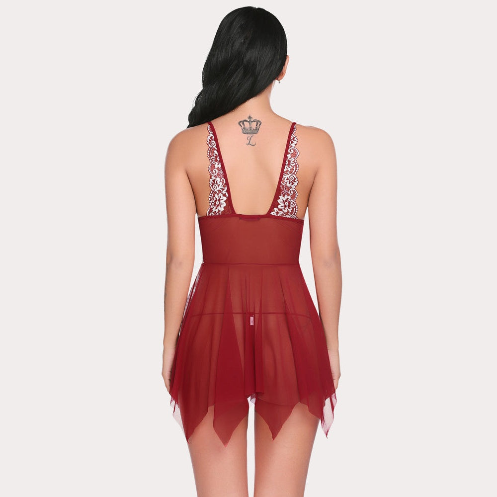 Lace Babydoll Lingerie Dress