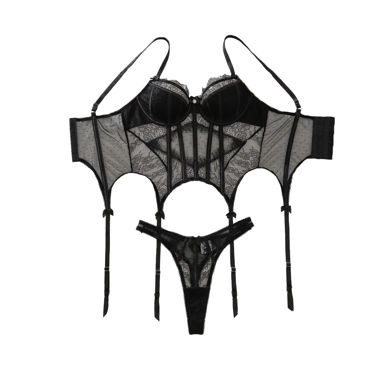 Seductive Lace Corset Set