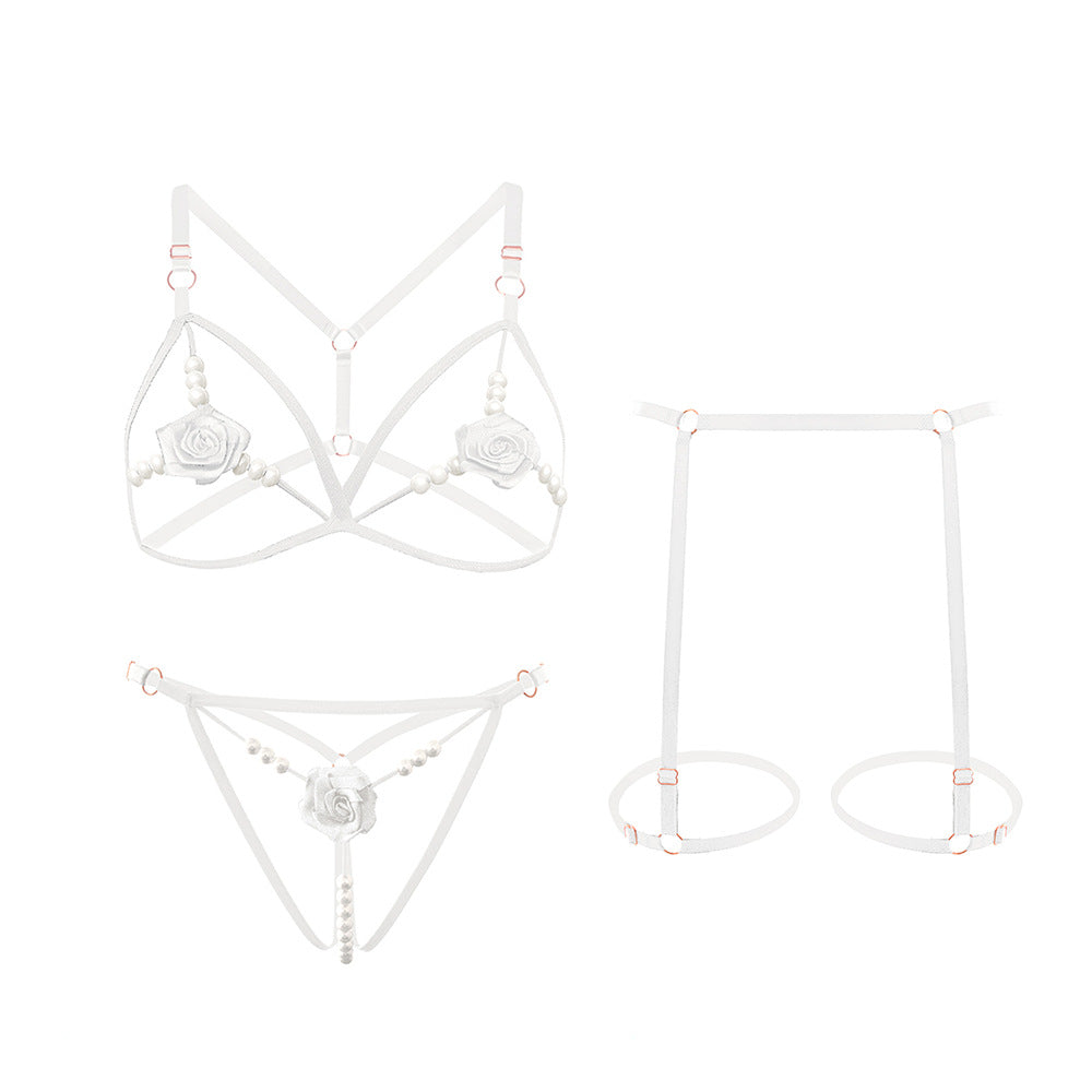 Rose Beaded Tease Set