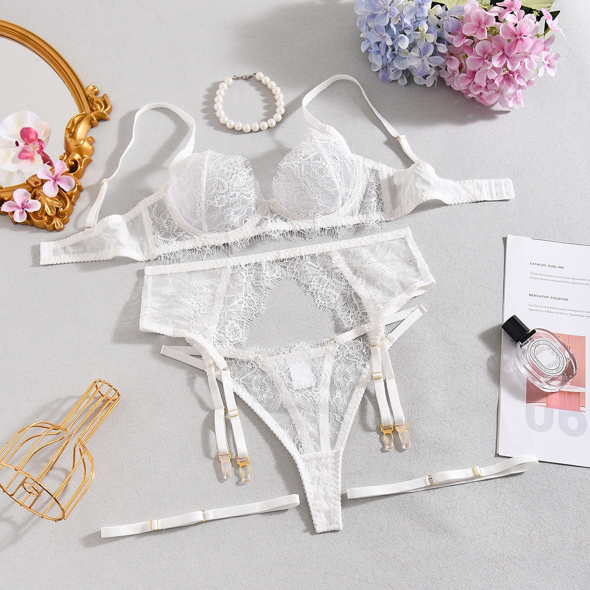 Whisper Lace Lingerie Set
